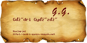 Gödri Győző névjegykártya